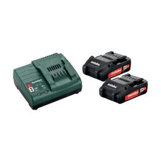 METABO aku set 2xAku 18V 2,0Ah + punjač SC 30