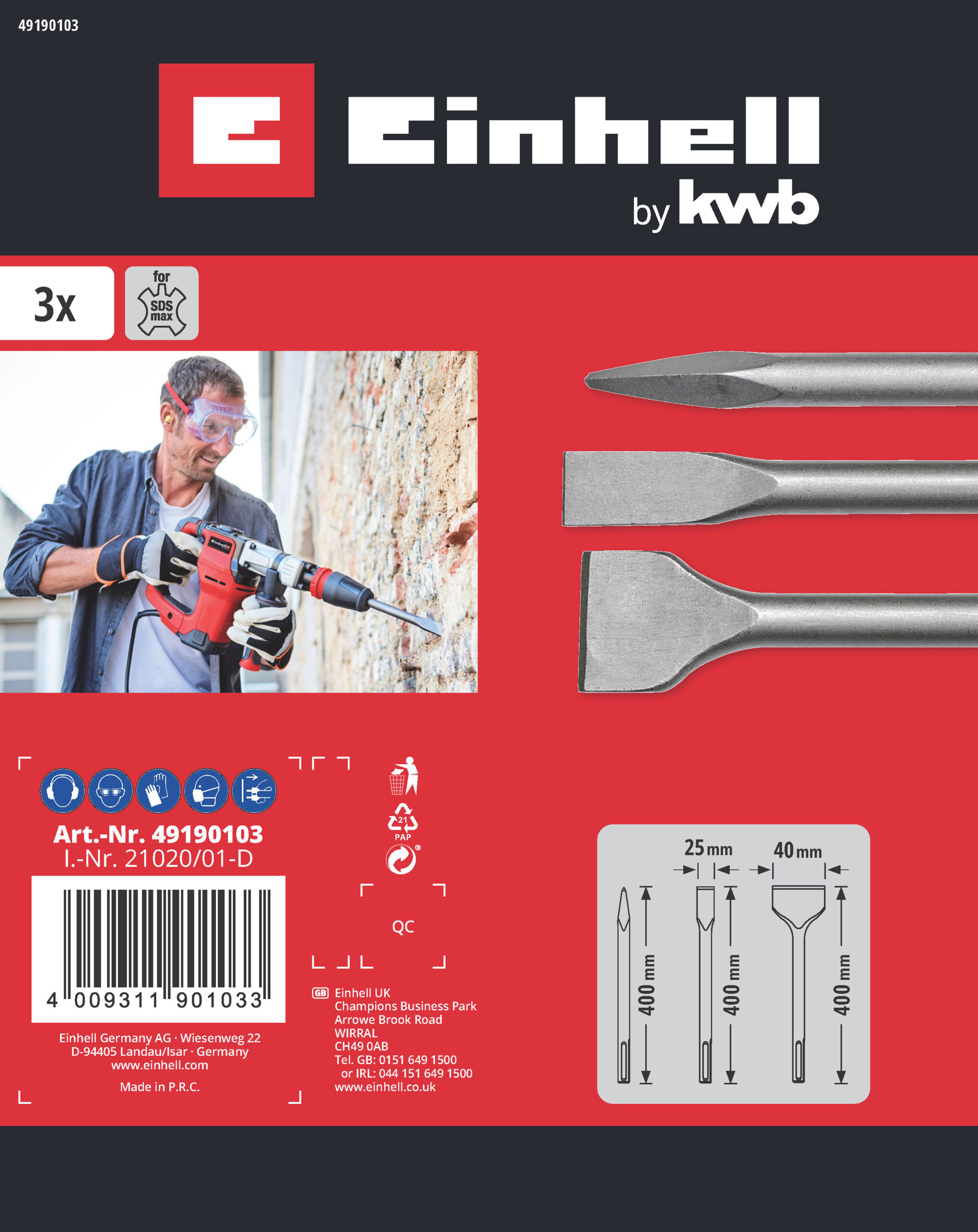 KWB set SDS-MAX dlijeta, 3/1 - Slika 2