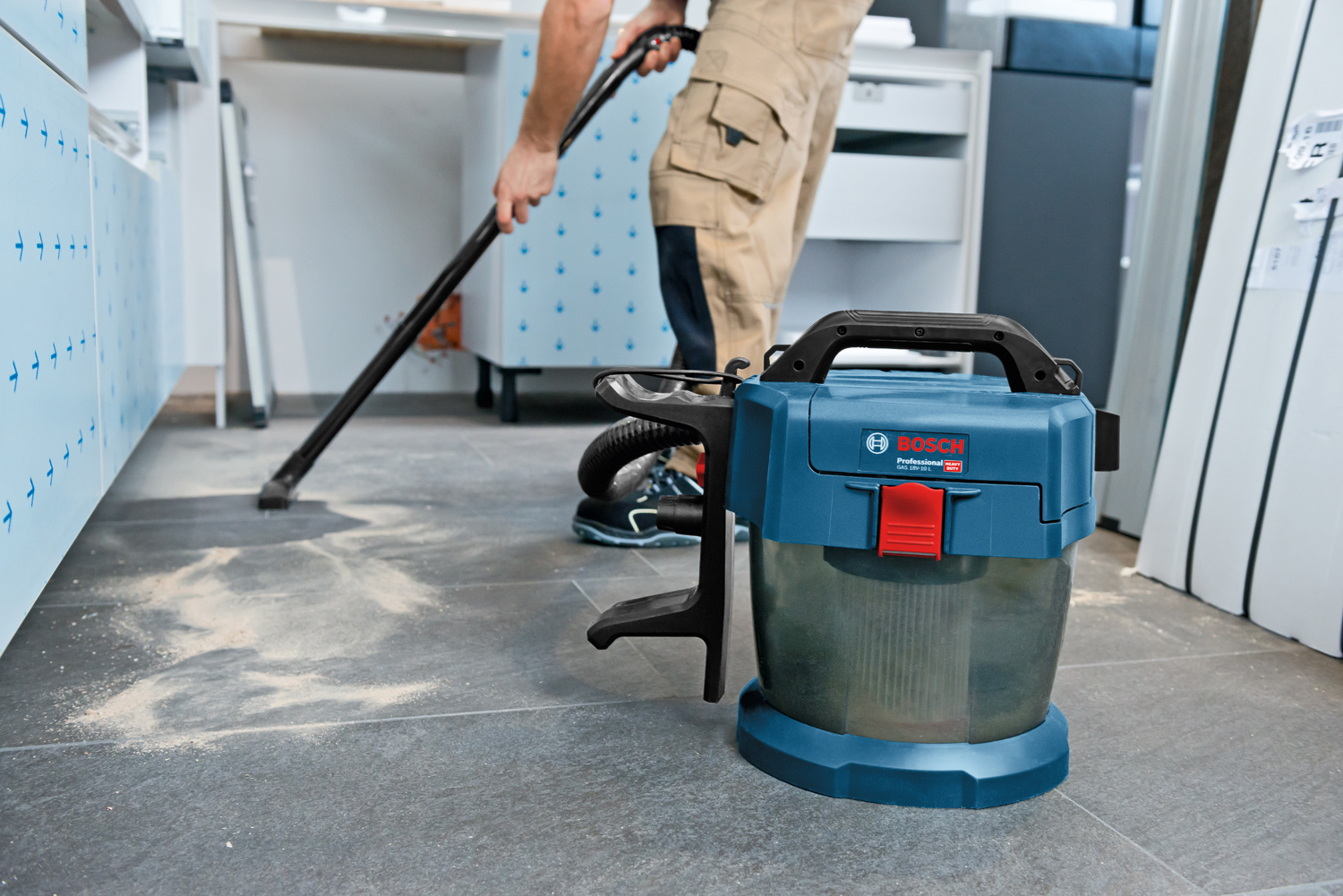 BOSCH aku usisavač GAS 18V-10L bez baterije + pribor - Slika 7
