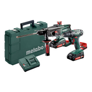 METABO aku set Combo 2.3.2 - bušilica-odvijač BS 18 + aku bušaći čekić KHA 18 LTX