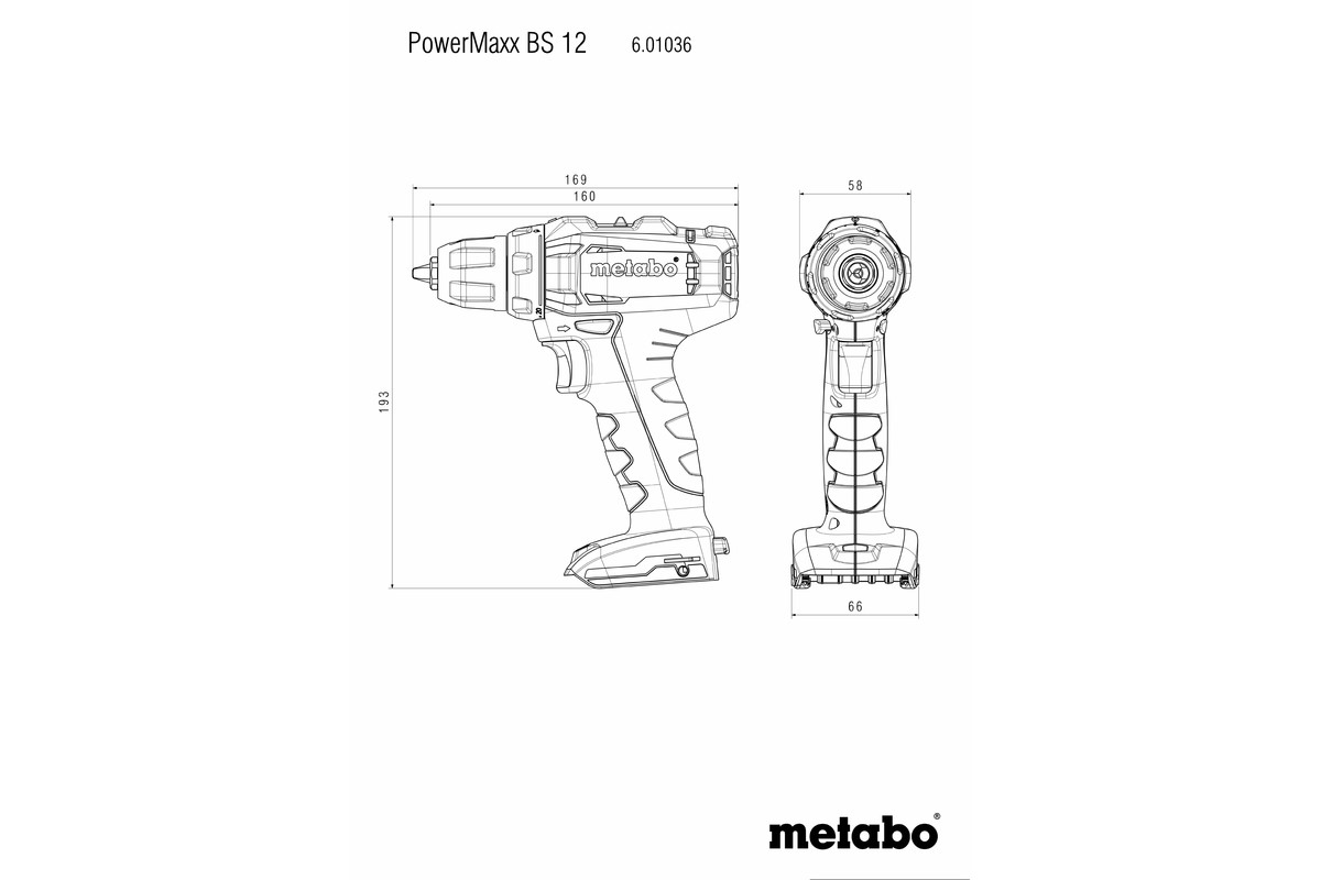 METABO aku set Combo 2.7.1 - bušilica-odvijač PowerMaxx BS 12 + udarni odvijač PowerMaxx SSD 12 - Slika 5