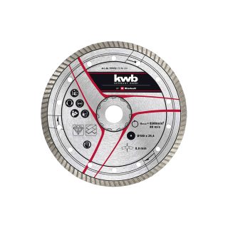 KWB dijamantna rezna ploča 180x25,4 mm za TC-TC 618, TC-TC 800