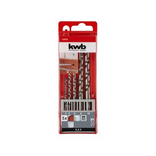 KWB set svrdala za kamen i beton, 4-10 mm, TCT, 5-dijelni