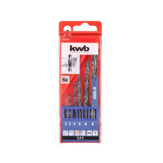 KWB set svrdala za metal 2-8 mm, HSS, 6-dijelni