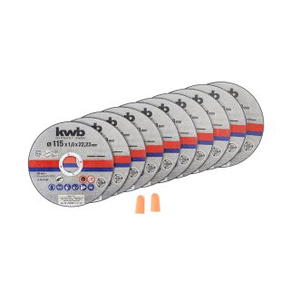KWB set reznih ploča 115x1,0x22,23 mm 10/1