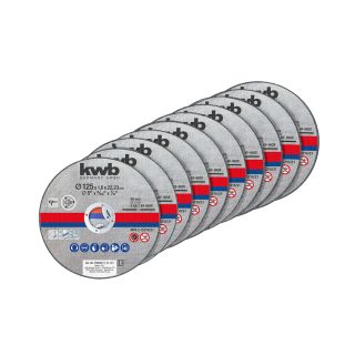 KWB set reznih ploča 125x1,0x22,23 mm 10/1