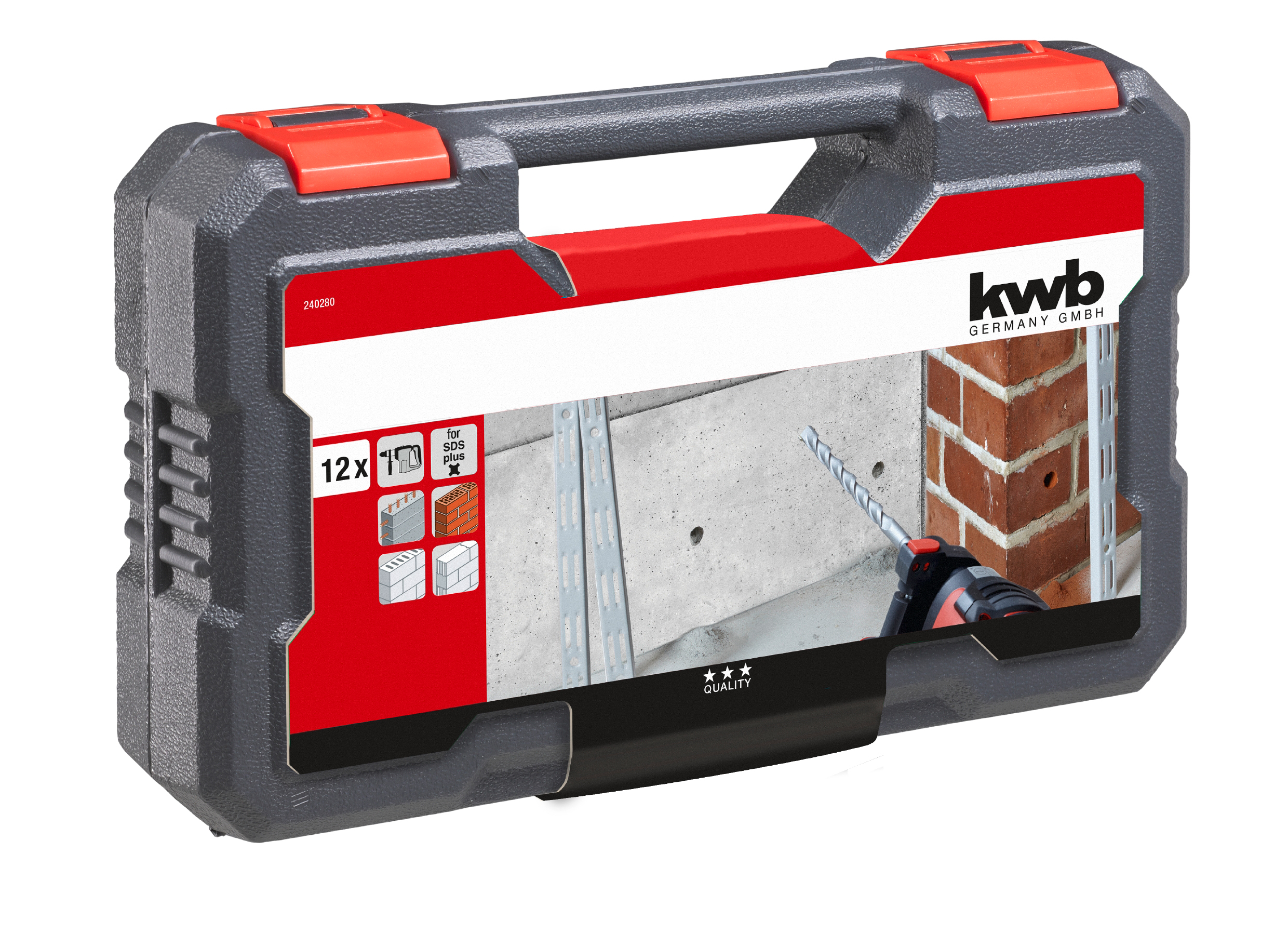 KWB SDS plus set svrdala 12/1 u plastičnom kovčegu - Slika 2