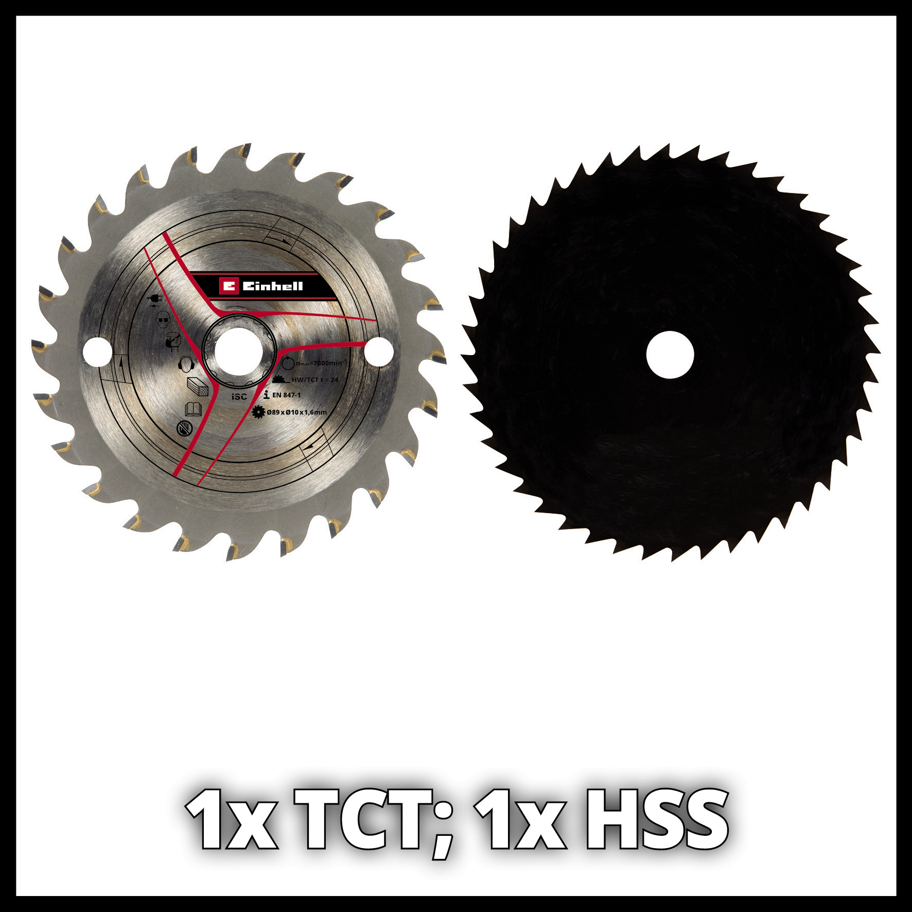 EINHELL aku ručna kružna pila TE-CS 18/89 Li PXC 18V bez baterije - Slika 4