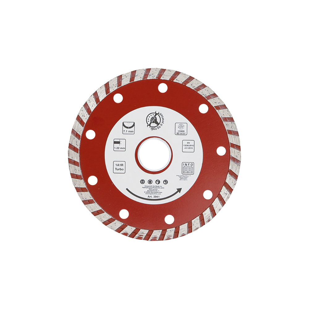 BGS dijamantna ploča za suho rezanje 115 mm Turbo Kraftmann 3941