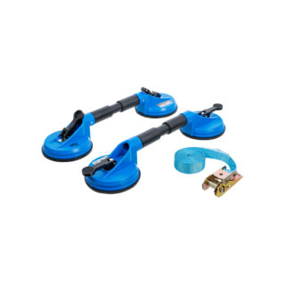 BGS set nosača za stakla vakuumski + stezna traka pro+ 7997