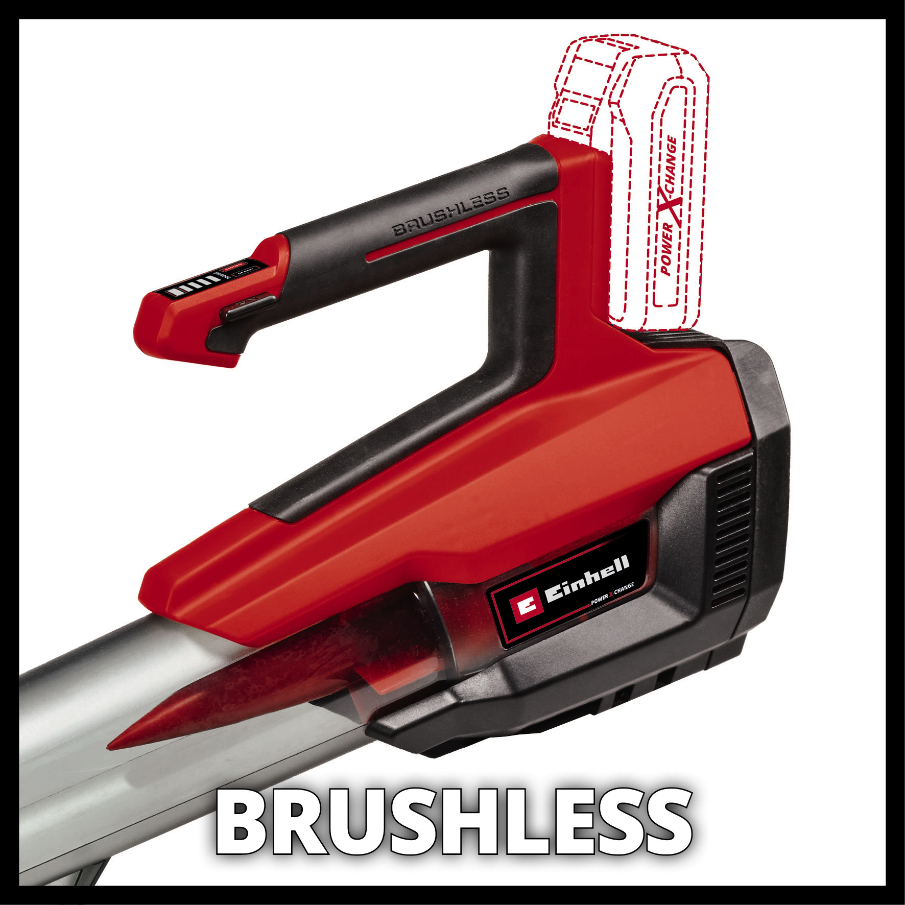 EINHELL aku puhač za lišće GP-LB 18/200 Li E BL PXC 18V bez baterije - Slika 2