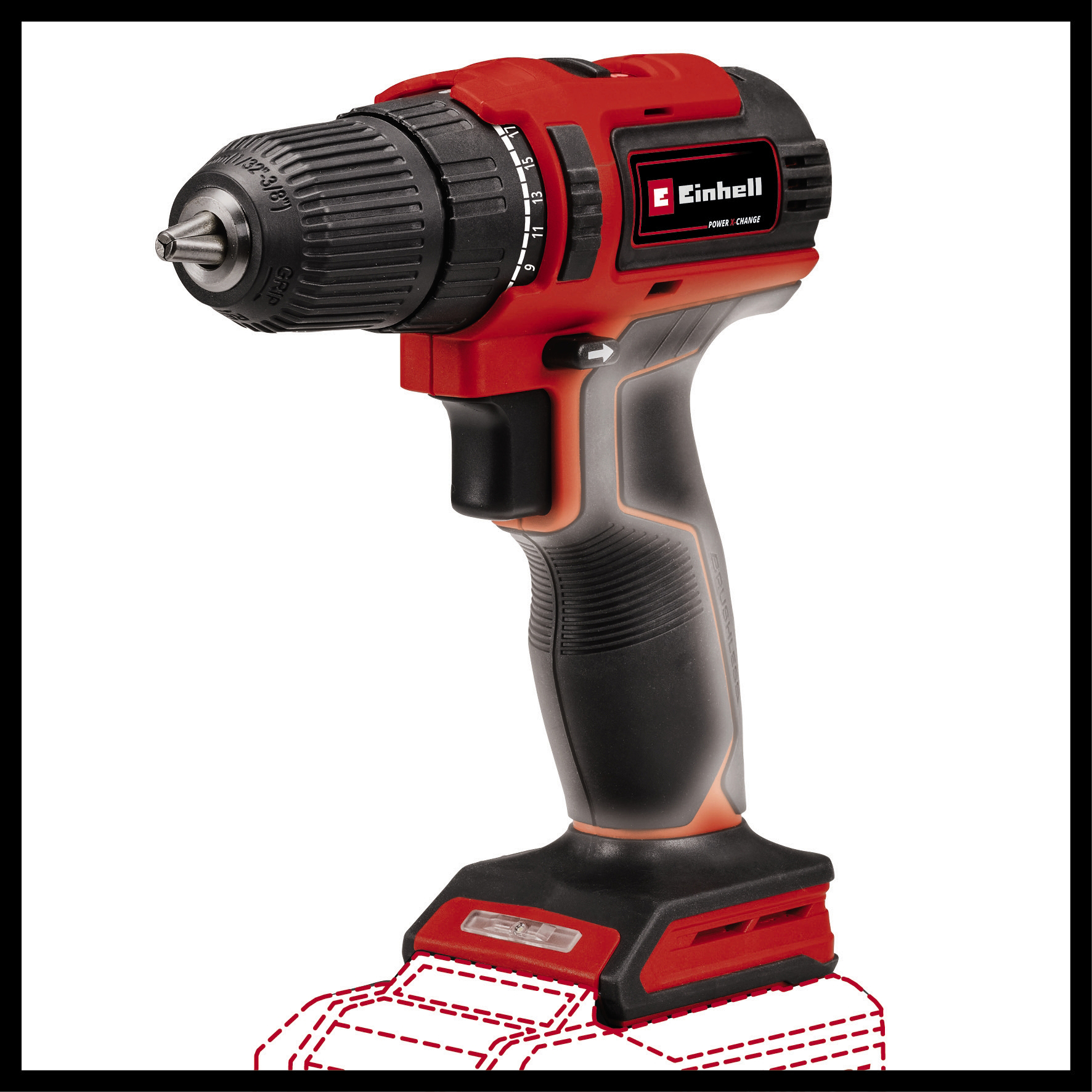EINHELL aku bušilica TE-CD 18/40 Li BL PXC 18V bez baterije - Slika 2