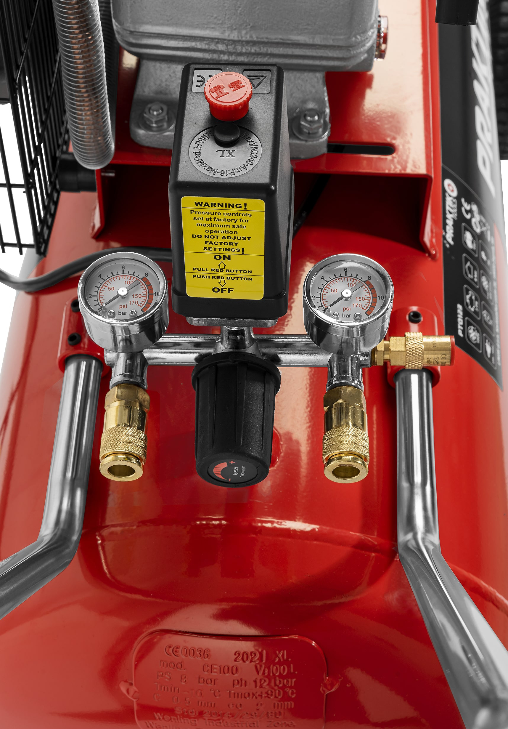 PRAKTIK kompresor PTQ123 Q LINE 100 l - Slika 3