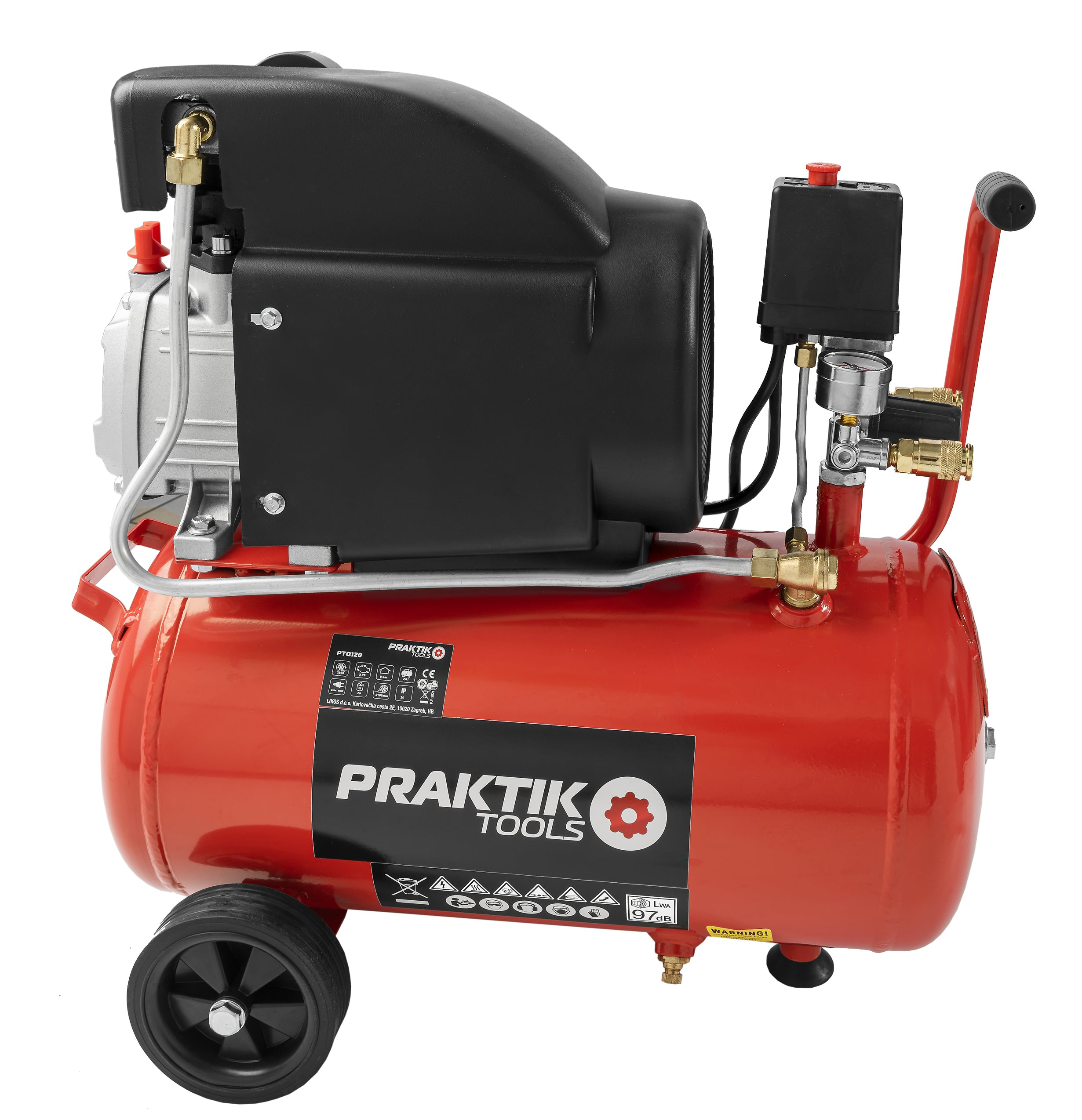 PRAKTIK kompresor PT0224 Q LINE 24 l - Slika 4