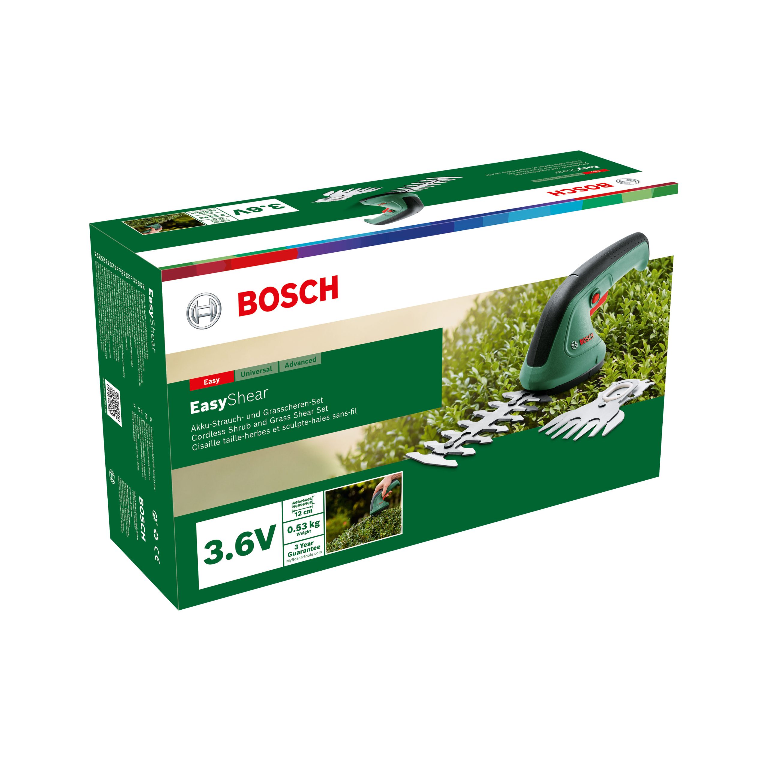 BOSCH aku škare za travu i grmlje EasyShear 3,6V 1,5Ah - Slika 2