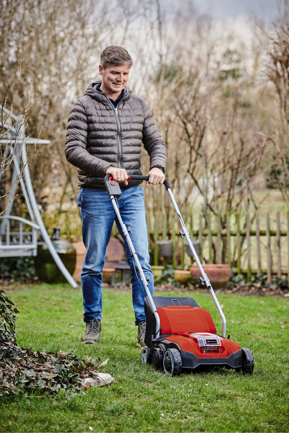 EINHELL aku prozračivač trave GC-SC 18/28 Li BL PXC 18V bez baterije - Slika 8