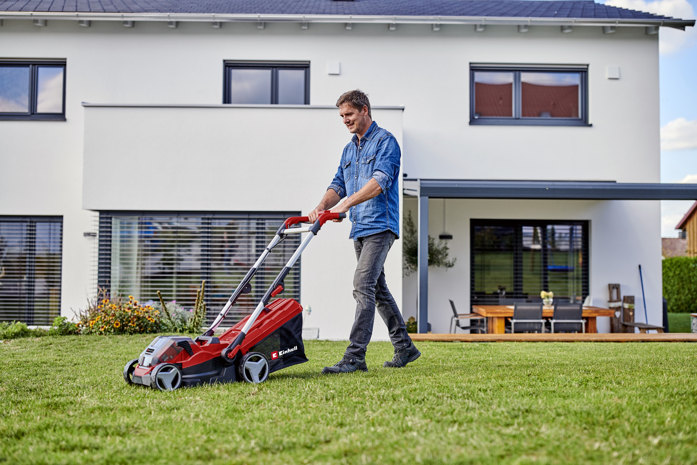 EINHELL aku kosilica za travu GE-CM 36/34-1 Li PXC 18+18V bez baterije - Slika 7