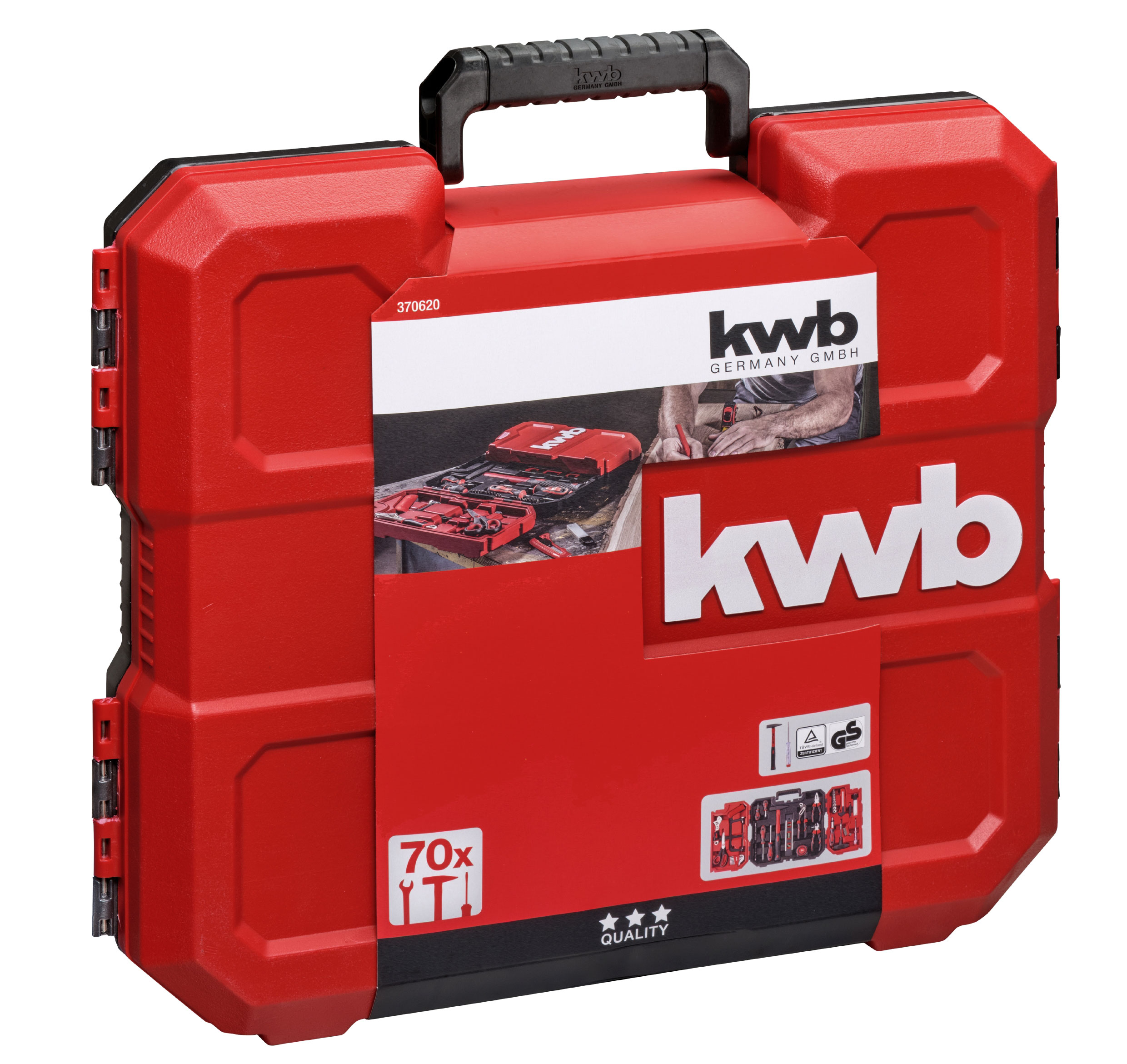 KWB set ručnog alata u plastičnom kovčegu 70-dijelni - Slika 2