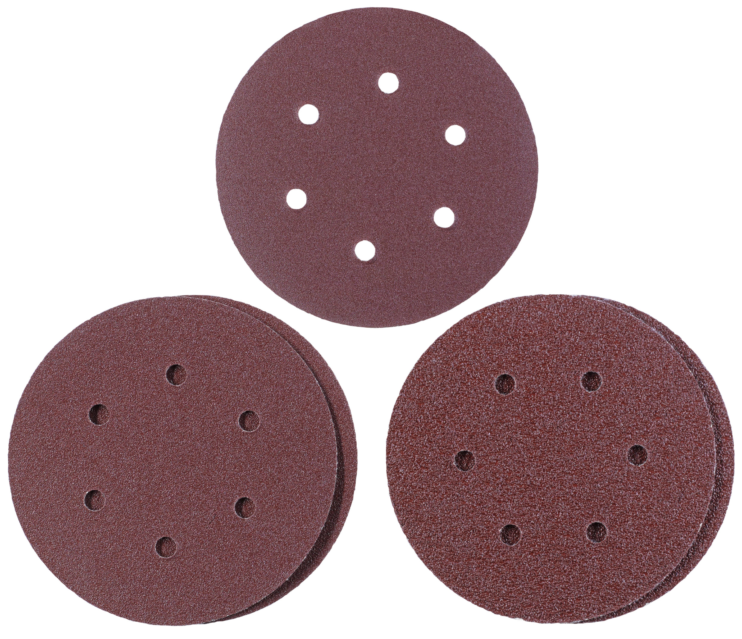 KWB set brusnih papira 150 mm, g40, g80, g120, 5 kom, za TC-PE 150 - Slika 2