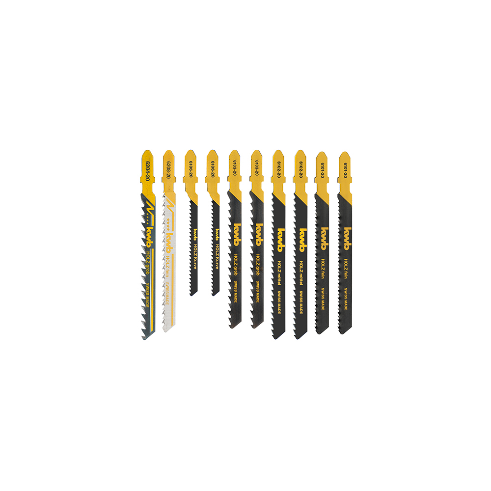 KWB set listova ubodne pile, za TC-JS 18 Li, TC-JS 60/80/85, 5 kom - Slika 2