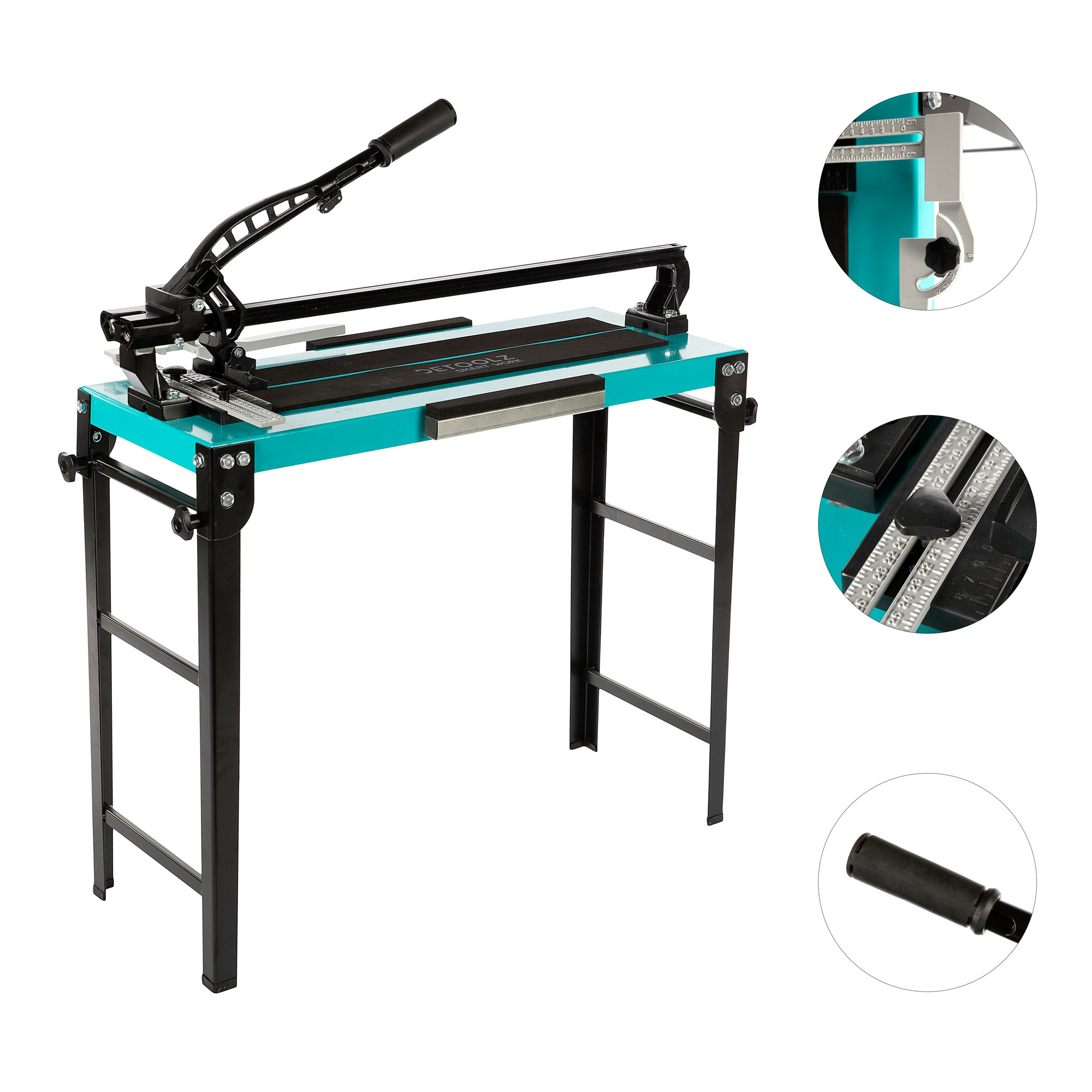 DETOOLZ ručni rezač pločica DZ-C225 600 mm profi + stol - Slika 2
