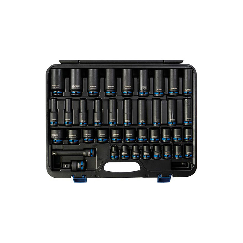 KUNZER set nasadnih ključeva udarnih 9-30 mm 1/2" 40 dj. 7SSE40-KUN