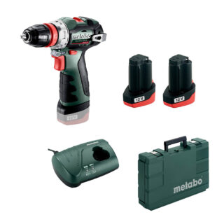 METABO aku bušilica-odvijač PowerMAXX BS BL Q 2xAku 12V 2,0Ah kovčeg