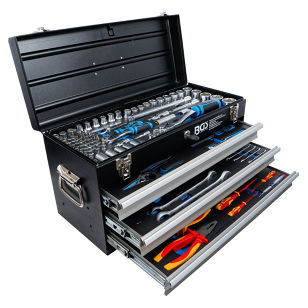 BGS set ručnog alata u metalnom kovčegu 147 dj. 3350