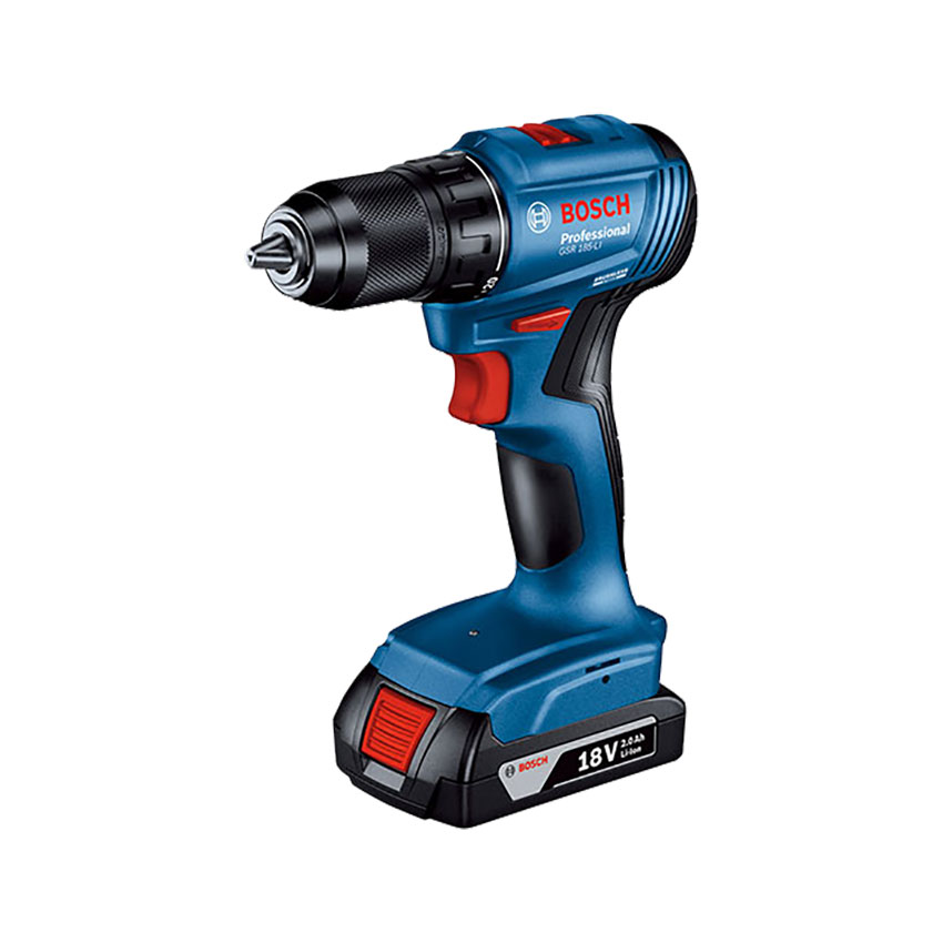 BOSCH aku bušilica-izvijač GSR 185-Li 2xAku 18V 2,0Ah kovčeg - Slika 2