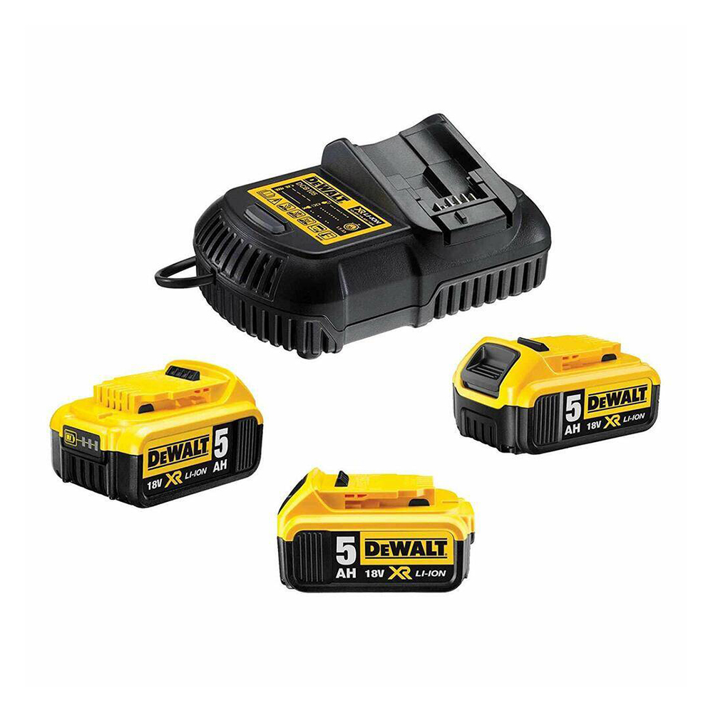 DEWALT aku set DCB115P3-QW XR 3xAku 18V 5,0 Ah 1xpunjač