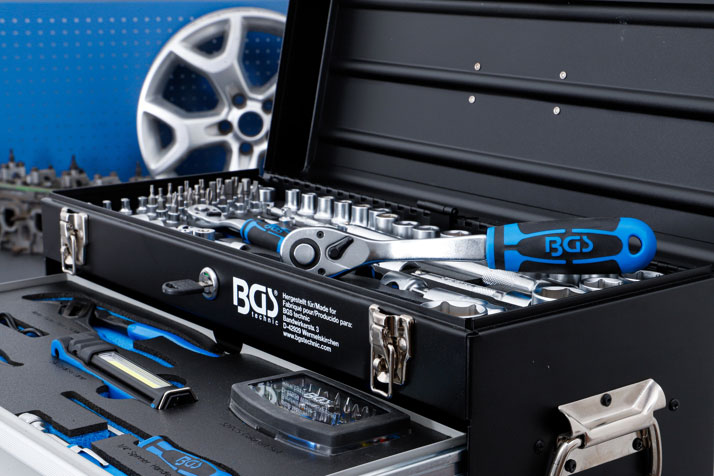 BGS set ručnog alata u metalnom kovčegu 147 dj. 3350 - Slika 2