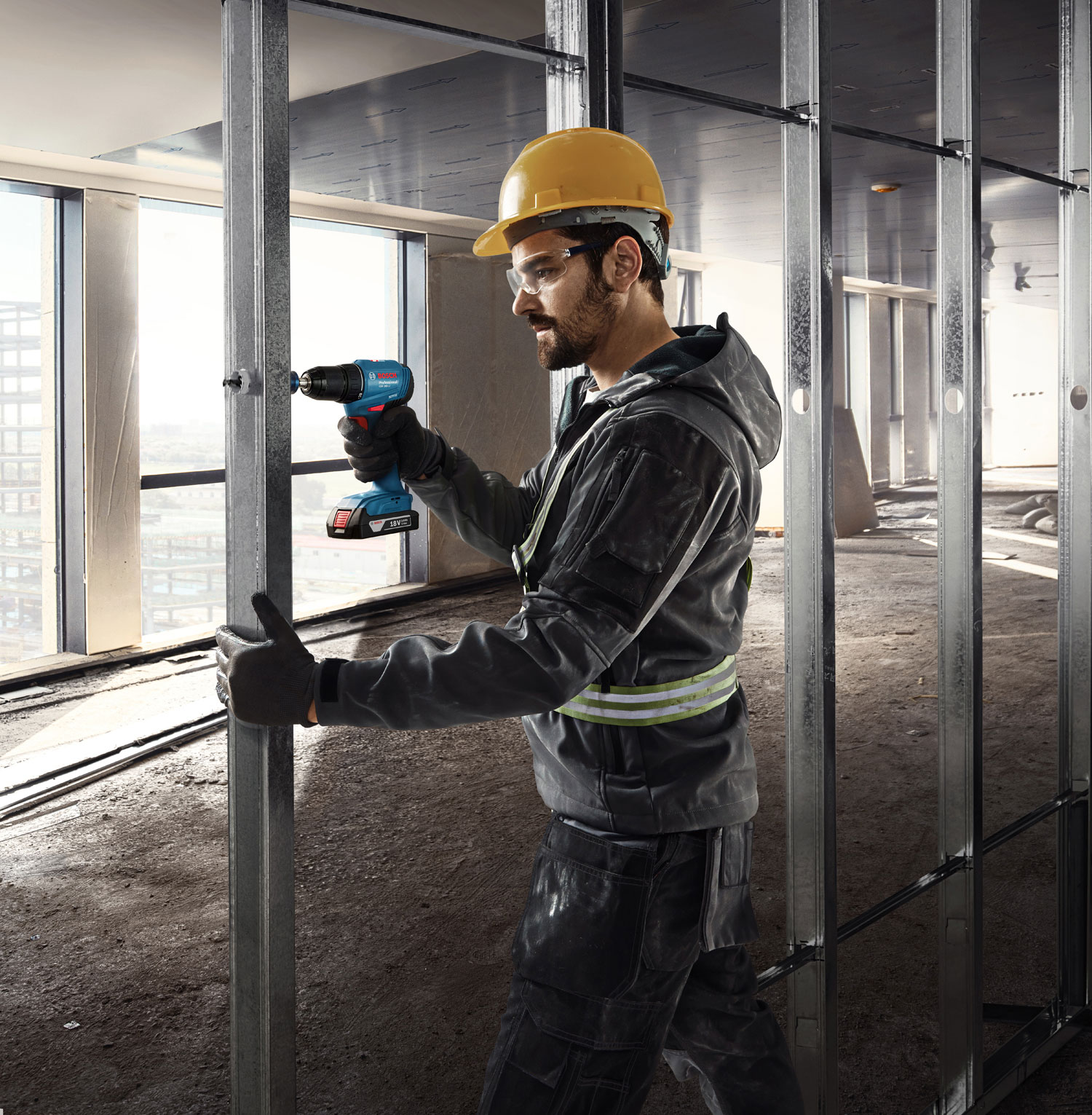 BOSCH aku udarna bušilica-izvijač GSB 185-Li 2xAku 18V 2,0Ah kovčeg - Slika 4