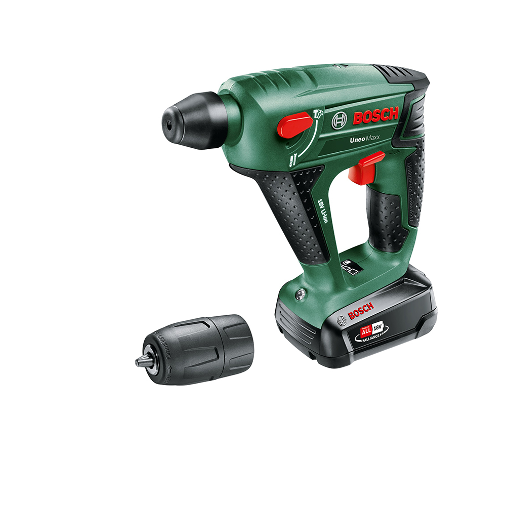 BOSCH aku bušaći čekić Uneo Maxx 18 Li 18V 2,5Ah kovčeg