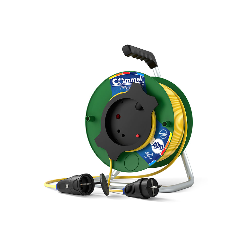 COMMEL kabelska motalica 40m 3x1,5 PVC profi 200-352