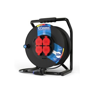 COMMEL kabelska motalica 50m 3x1,5 PVC heavy duty 200-364