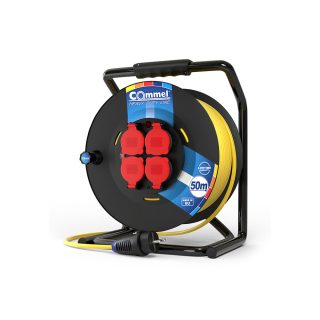 COMMEL kabelska motalica 50m 3x1,5 PVC heavy duty 200-365