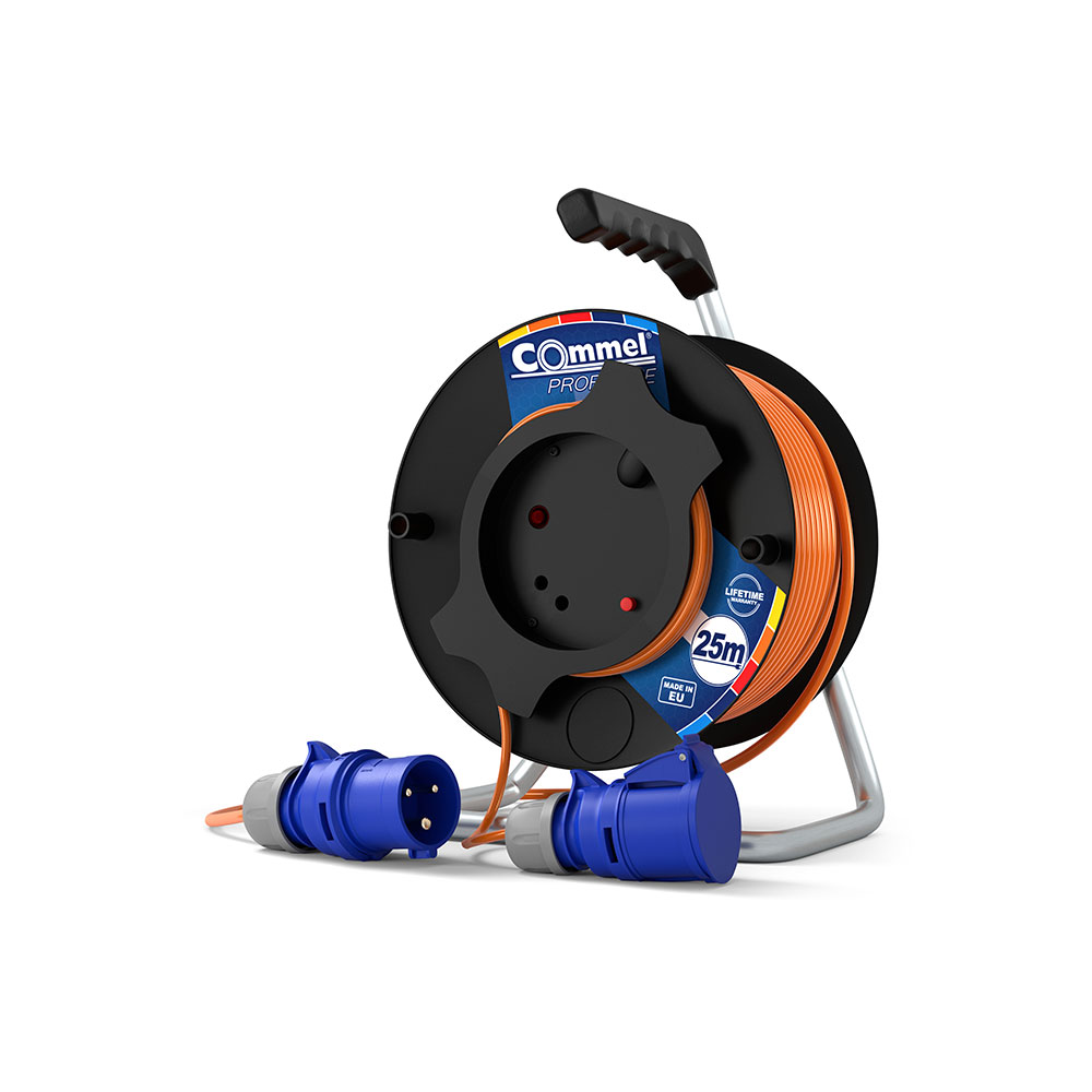 COMMEL kabelska motalica 25m 3x1,5 PVC profi 200-397