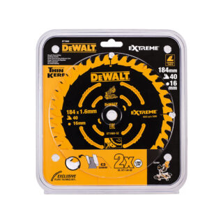 DEWALT list kružne pile 184x16x1,65 mm, 40Z, za drvo/laminat DT1668-QZ