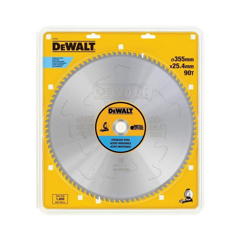 DEWALT list kružne pile 355x25,40x2,15 mm, 90Z, za inox DT1922-QZ