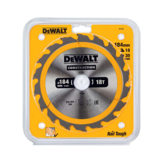 DEWALT list kružne pile 184x30x2,60 mm, 18Z, za drvo DT1941-QZ