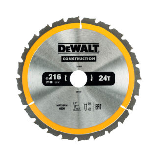 DEWALT list kružne pile 216x30x2,60 mm, 24Z, za drvo DT1952-QZ