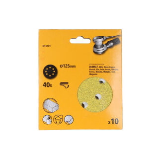 DEWALT brusni list 125 mm g40, 10 kom DT3101-QZ