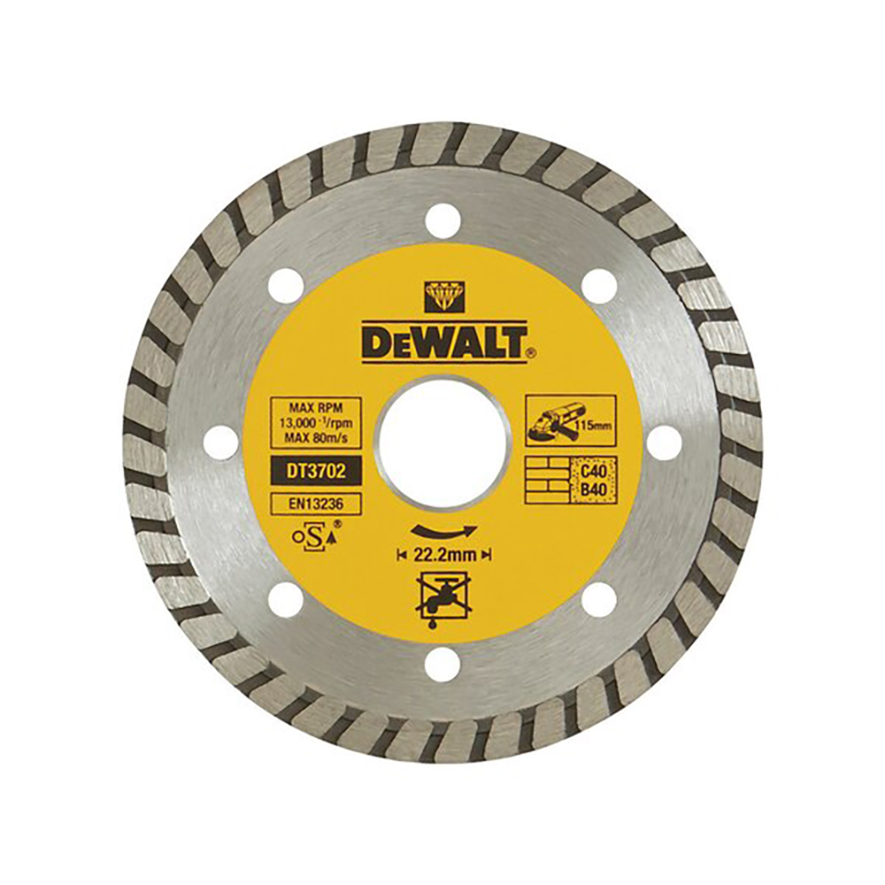 DEWALT dijamantna ploča za suho rezanje 115x22,23 mm DT3702-QZ