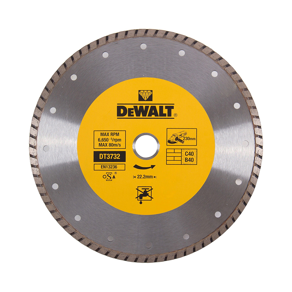 DEWALT dijamantna ploča za suho rezanje 230x22,23 mm DT3732-QZ