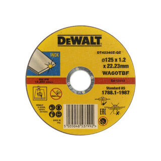DEWALT set brusnih ploča za inox 125, 125 mm, 10/1 DT42340TZ-QZ