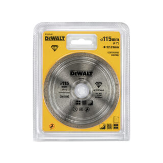 DEWALT dijamantna rezna ploča za keramiku 115x22,23 mm DT3703-QZ