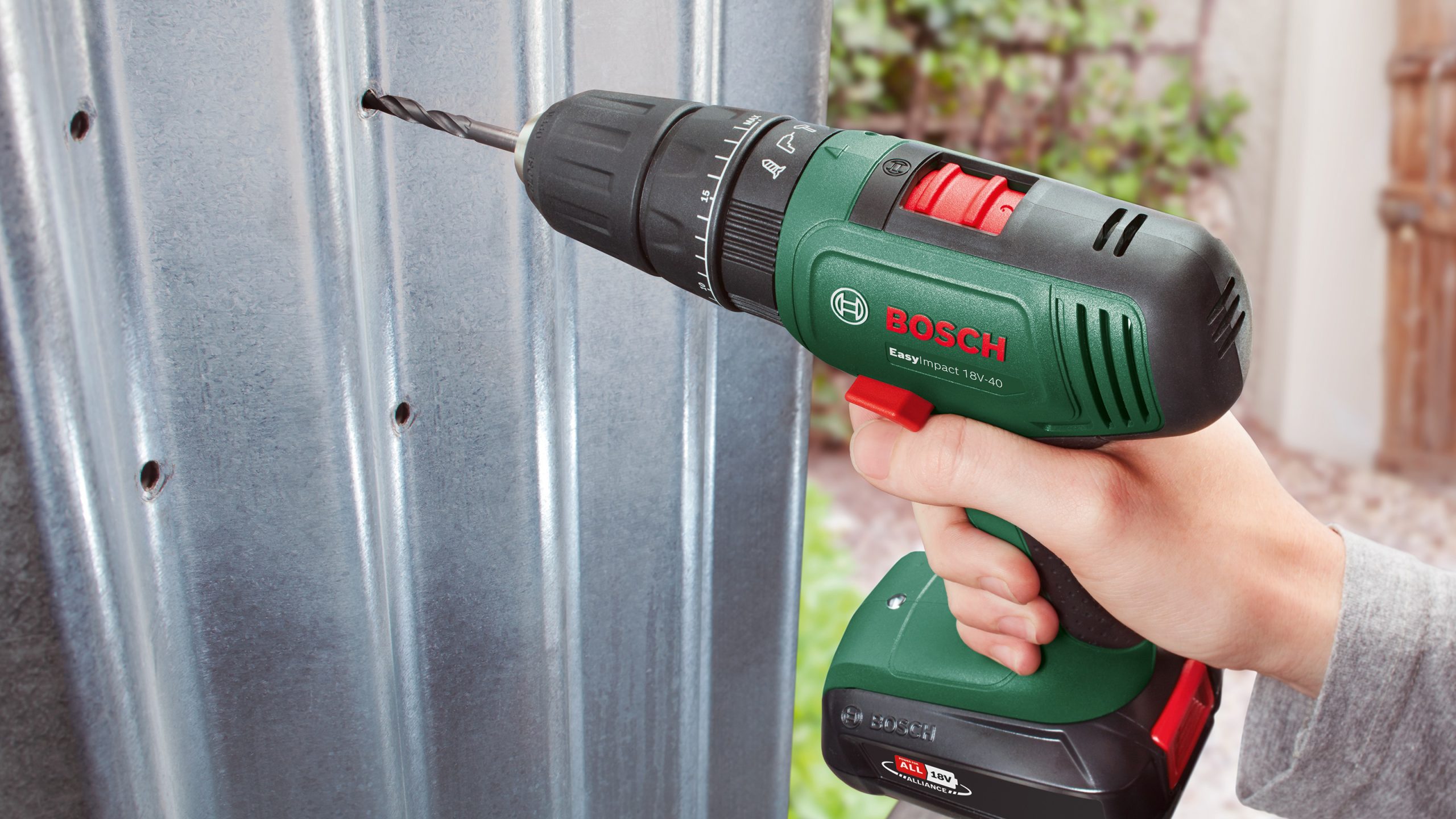 BOSCH aku udarna bušilica-izvijač EasyImpact 18V-40 18V 2,0Ah kovčeg - Slika 5