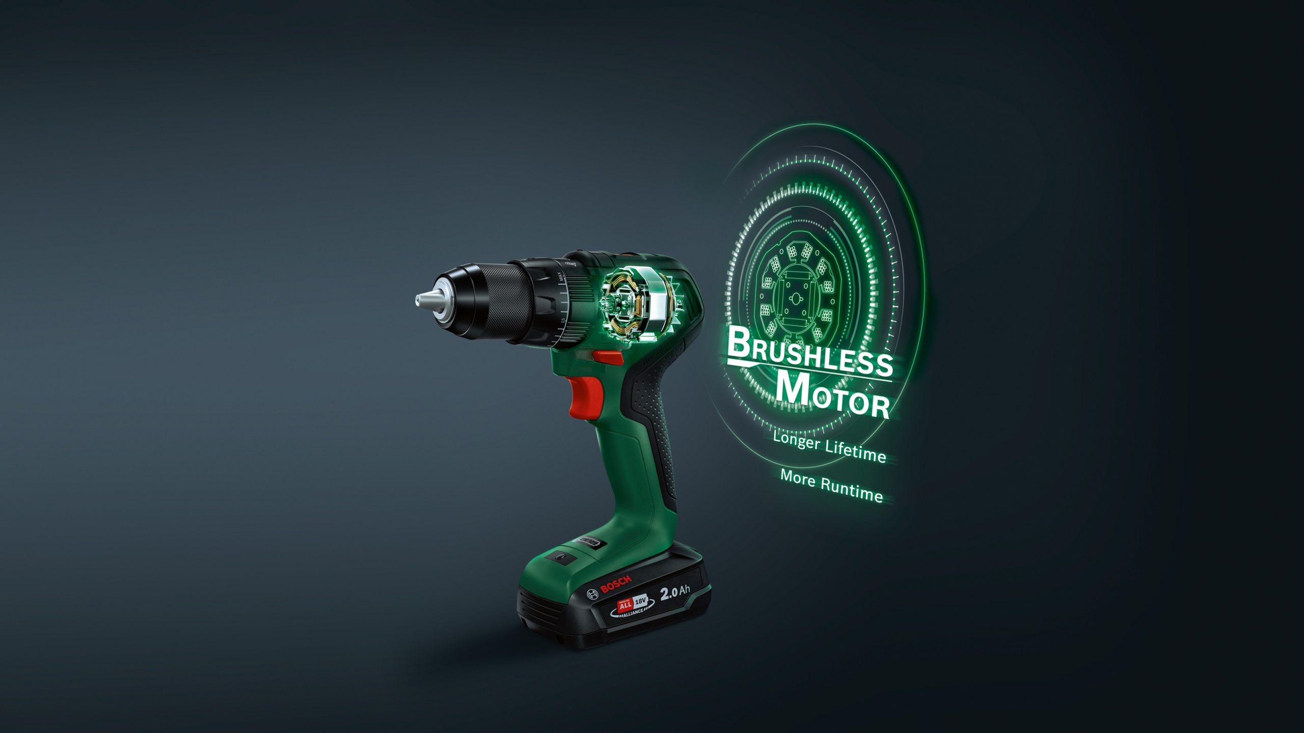 BOSCH aku bušilica-odvijač UniversalDrill 18V-60 2xAku 18V 2,0Ah kovčeg - Slika 5