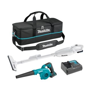 MAKITA aku set CLX245SAX1 - ručni usisavač CL108FD + aku puhalo UB100D