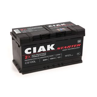 CIAK akumulator Starter 12V 100Ah L+